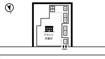 特P 《バイク専用》清水町81-11駐車場の図面