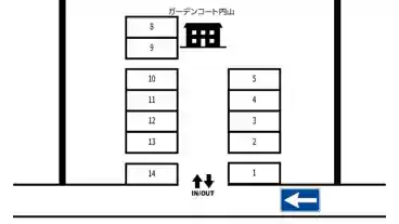 特P 高槻町10-20駐車場の図面