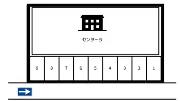 特P 【軽・コンパクトカー】CENTARA駐車場の図面