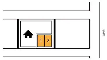 特P 住吉2-6-27-2駐車場の図面