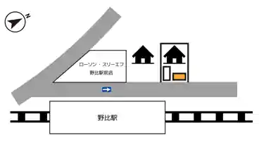 特P 《軽・コンパクト》野比1-17-27駐車場の図面