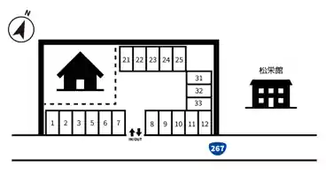 特P 寺子屋伊佐ビル駐車場の図面