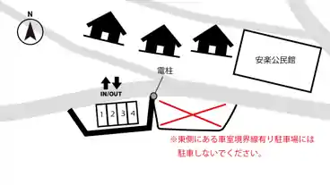 特P 安楽島町844駐車場の図面