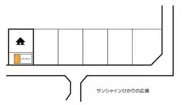 特P サイドタウン1-11-6駐車場の図面