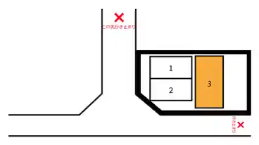 特P 【3番　軽・コンパクト】福万寺町北3-82-15駐車場の図面