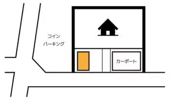 特P 市場木町90-3駐車場の図面