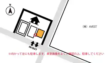 特P 【軽専用】高丘北3丁目21番1号駐車場の図面