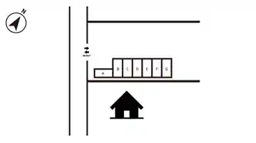 特P 板原町２‐４‐１駐車場の図面