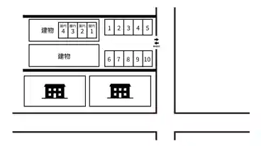 特P 《軽・コンパクト》青山町5-3-30付近駐車場の図面