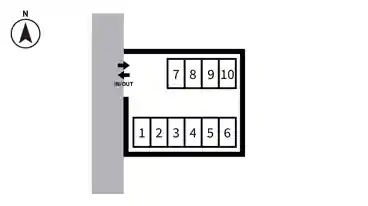 特P 長谷字道谷1-147駐車場の図面