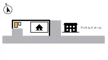 特P 《軽・コンパクト》福室2-4-16駐車場の図面