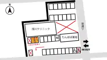 特P 【コンパクトカー】蘇原栄町2-23駐車場の図面