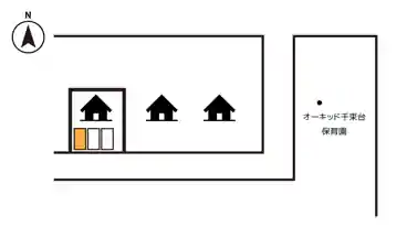 特P 千束台1-13-9駐車場の図面