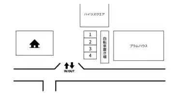 特P ハイツスクエア駐車場の図面