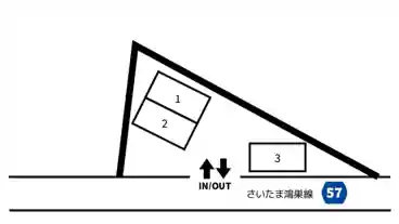 特P 中分2-2-1駐車場Aの図面