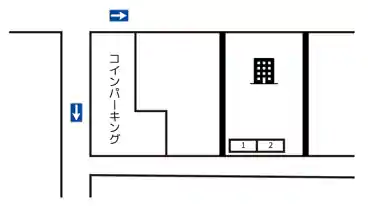 特P 《バイク》日本橋人形町2-34-4駐車場の図面