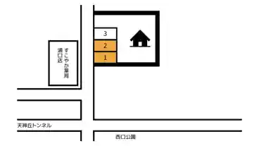 特P 二俣2-5-5駐車場の図面