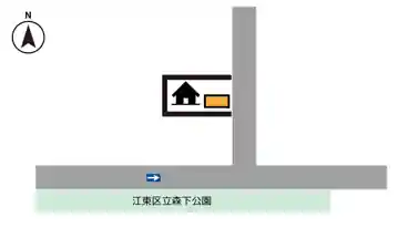 特P 《軽・コンパクト》森下2-9-5駐車場の図面