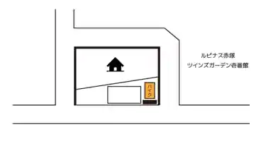 特P 《バイク専用》赤塚2-26-4駐車場の図面