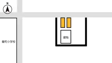 特P ※臨時※《第一・二・四土曜日》三番町13-2駐車場の図面