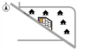 特P 【左・軽専用】唐人町3-6-27駐車場の図面