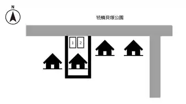 特P さつきが丘1-24-12駐車場の図面