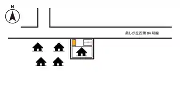 特P 美しが丘西2-6-21駐車場の図面