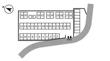 特P 【12番～24番】春日町16-53駐車場の図面