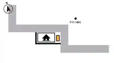 特P 平沢452-3駐車場の図面