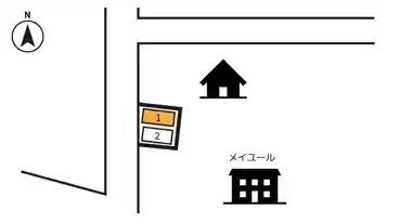 特P 新田3丁目201駐車場の図面