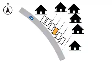 特P 谷塚仲町154-8駐車場の図面