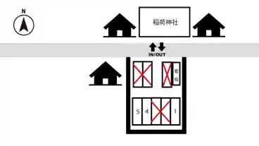 特P 住吉3565-3駐車場の図面