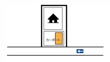 特P 谷原6-3-6駐車場の図面