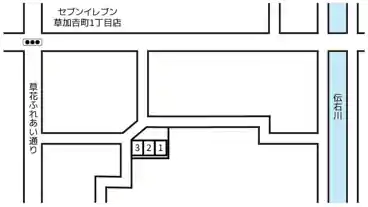 特P 《軽・コンパクト》吉町2-7-9駐車場の図面