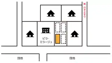 特P 中野島4-8-10駐車場の図面