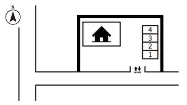 特P 相原3-29-7駐車場の図面