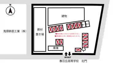 特P 【軽専用/軽1.軽2】東神明町30-1　南駐車場の図面