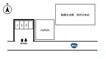 特P 上新井マホルツ駐車場の図面