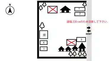 特P 松ケ島町４０１駐車場の図面