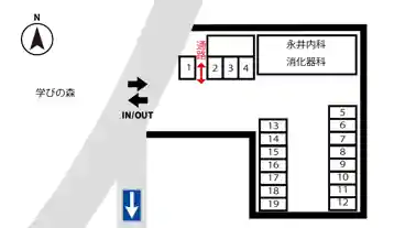 特P 【日・祝日】那加桜町3丁目282駐車場の図面