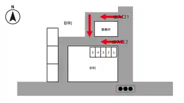 特P 港町8-4駐車場の図面