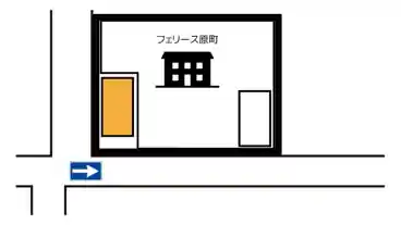 特P 《玄関前》原町1-12-16駐車場の図面