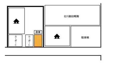 特P 北川副町江上102-34駐車場の図面