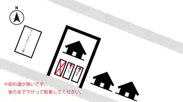 特P 高塚町185-17付近駐車場の図面