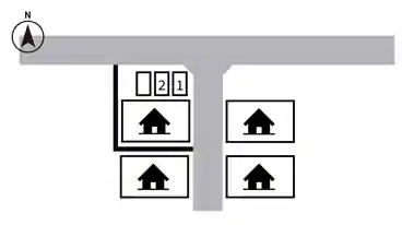 特P 国府本郷99-2駐車場の図面