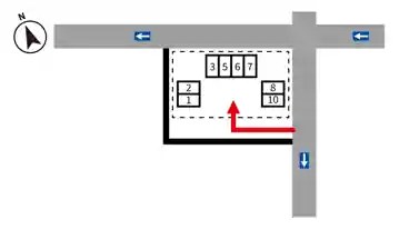 特P フアニーコート甲子園地下駐車場の図面