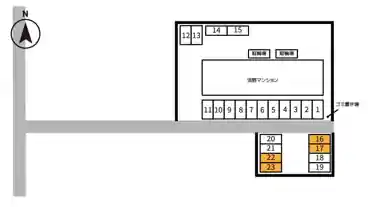 特P 竹林町字五本柿310番地1駐車場の図面