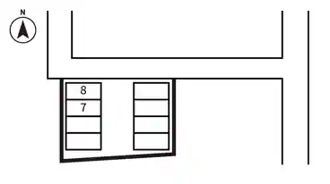 特P 大久保ガレージ駐車場の図面