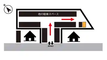 特P 坂田字向1018番1駐車場の図面