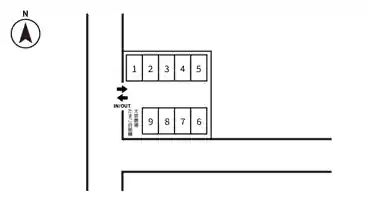 特P 菖蒲町1-11駐車場の図面